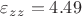 $\varepsilon_z_z=4.49$