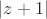 $|z+1|$