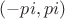 $(-pi , pi)$