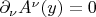 $\partial_\nu A^\nu(y)=0$