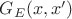 $G_E(x,x')$