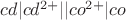 $cd|cd ^{2+}||co ^{2+}|co$