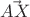 $\vec{AX}$