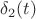 $\delta_2(t)$