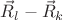 $\vec R_l -\vec R_k$