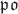 $\mathfrak{po}$