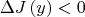\[
\Delta J\left( y \right) < 0
\]