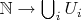 $\mathbb{N}\to \bigcup_i U_i$
