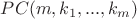 $PC(m,k_1,...,k_m)$