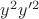 $y^2y'^2$