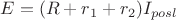 $E=(R+r_1+r_2)I_{posl}$