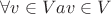 $\forall v\in V av \in V$
