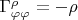 $\Gamma^{\rho}_{\varphi\varphi}=-\rho$