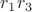 $r_1r_3$