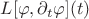 $L[\varphi,\partial_t\varphi](t)$