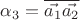 $\alpha_3=\overline{\vec{a_1} \vec{a_2}}$