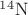 $\mathrm{^{14}N}$