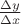 ${\frac{\Delta{y}}{\Delta{x}}}$