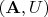 $(\mathrm{\mathbf{A}}, U)$