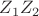 $Z_1 и Z_2$