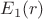 $E_1(r)$