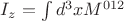 $I_z = \int d^3 x M^{012}$