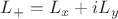$L_{+} = L_x+iL_y$