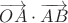 $\overrightarrow{OA}\cdot \overrightarrow{AB}$