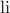 $\operatorname{li}$