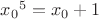 ${x_0}^5=x_0+1$