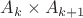 $A_k\times A_{k+1}$