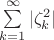 $ \sum\limits_{k=1}^{\infty}|\zeta_k^2|$