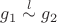 $g_1\overset{l}{\sim} g_2$