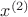 $x^{(2)}$