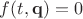 $f(t, \mathbf q) = 0$ $f(t, \mathbf q) = 0$