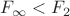 $F_\infty<F_2$