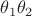$\theta_1 \theta_2$