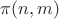 $\pi(n,m)$