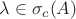 $\lambda\in\sigma_c(A)$