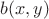 $b(x, y)$