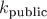 $k_{\textrm{public}}$
