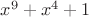 $x^9+x^4+1$ $x^9+x^4+1$