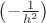 $\left(-{1\over h^2}\right)$