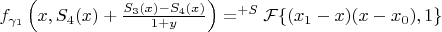 $f_{\gamma_1}\left(x, S_4(x)+\frac{S_3(x)-S_4(x)}{1+y}\right)=^{+S}\mathcal{F}\{(x_1-x)(x-x_0),1\}$