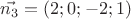 $\vec{n_3}=(2; 0; -2; 1)$