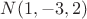 $N(1, -3, 2)$
