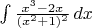 $\int \frac{x^3-2x}{(x^2+1)^2}\,dx$