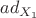 $ad_{X_1}$