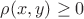 $\rho(x,y)\ge 0$