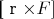 [ r \times F ]